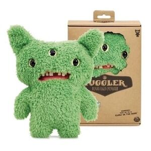 Fuggler FuggGlow Plush Green Reek-O Limited Edition 9" Funny Ugly Monster NEW